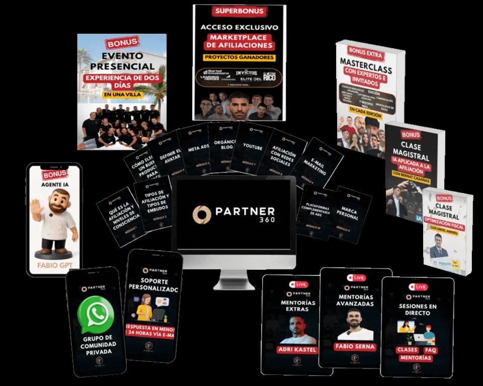 Contenido incluido en Partner 360